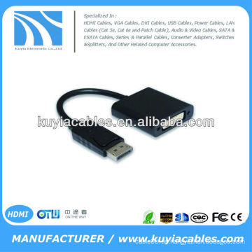 Display Port DP Stecker auf DVI 24 + 5 Buchse M / F Video Adapter Konverter Kabel